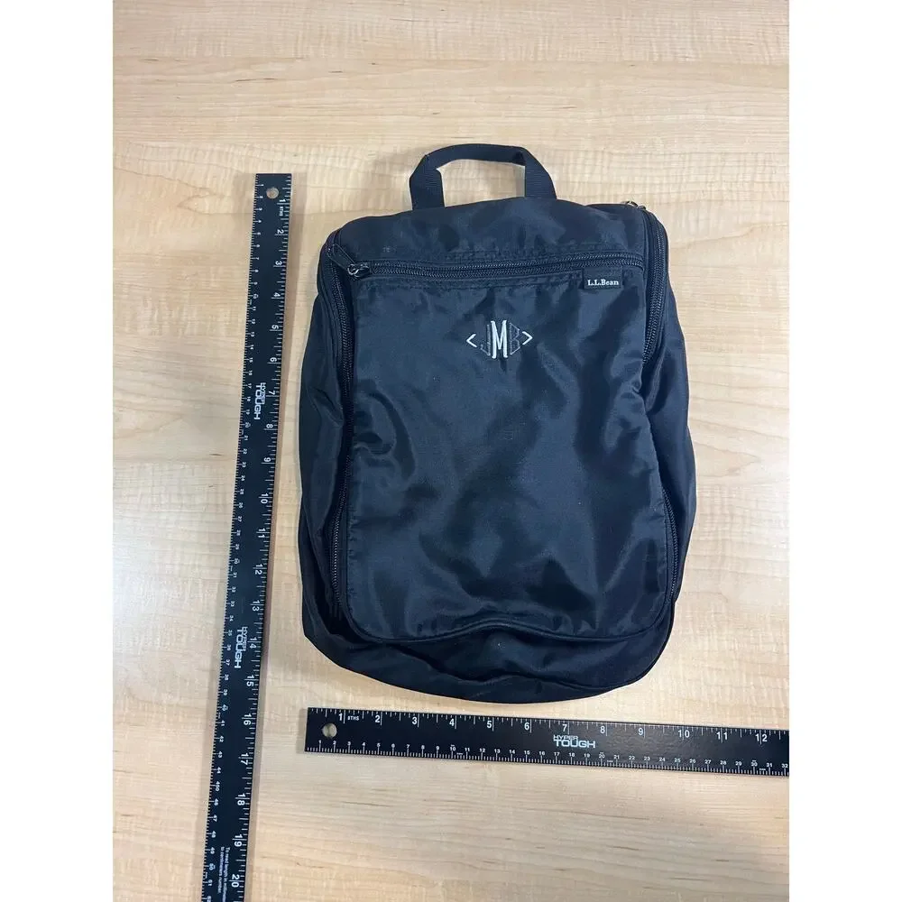 LL Bean‎ Personal Organizer Toiletry Bag, Large In Black